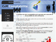 Tablet Screenshot of cmcomptabilite.be